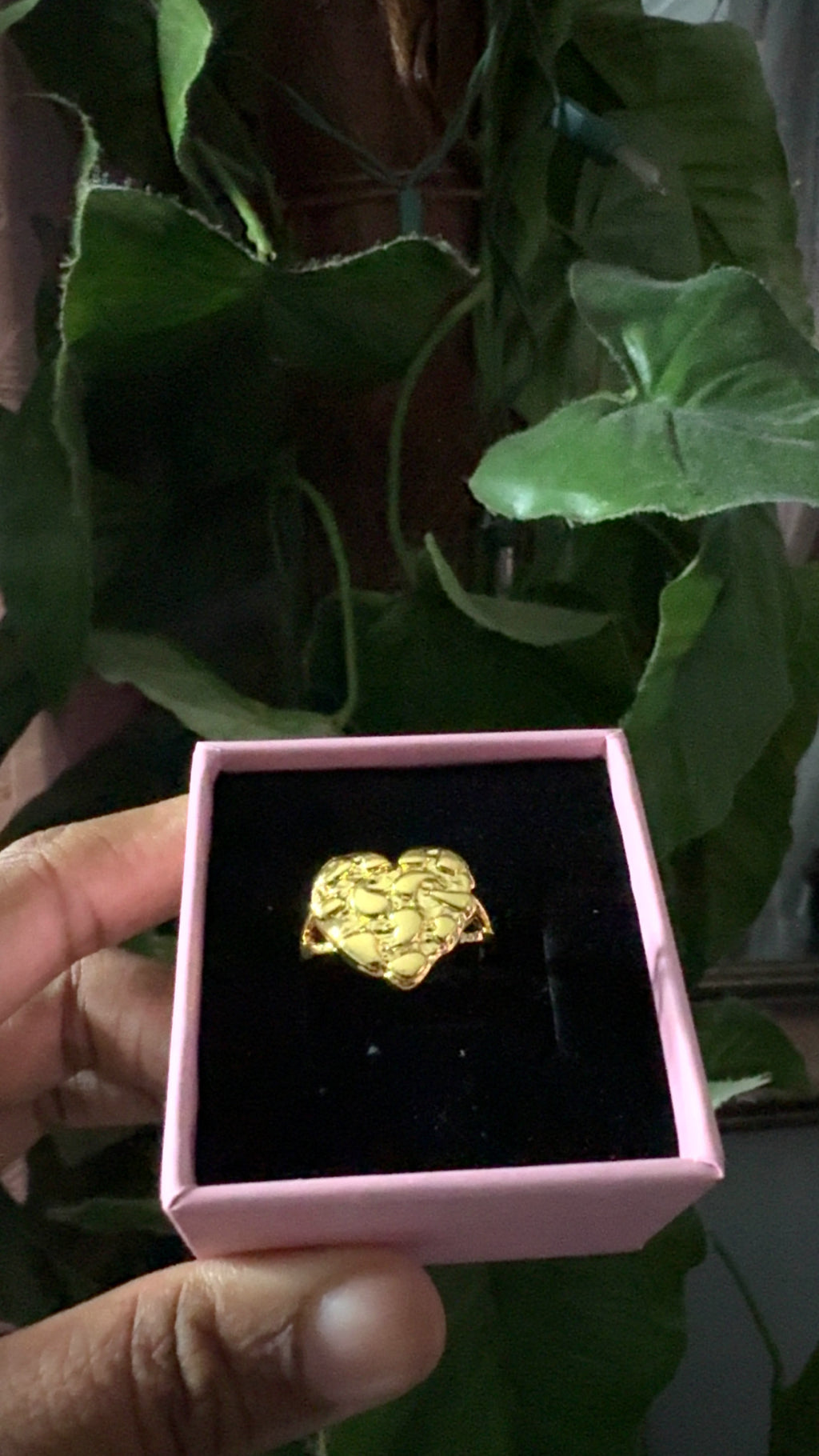 Heart Nugget Ring