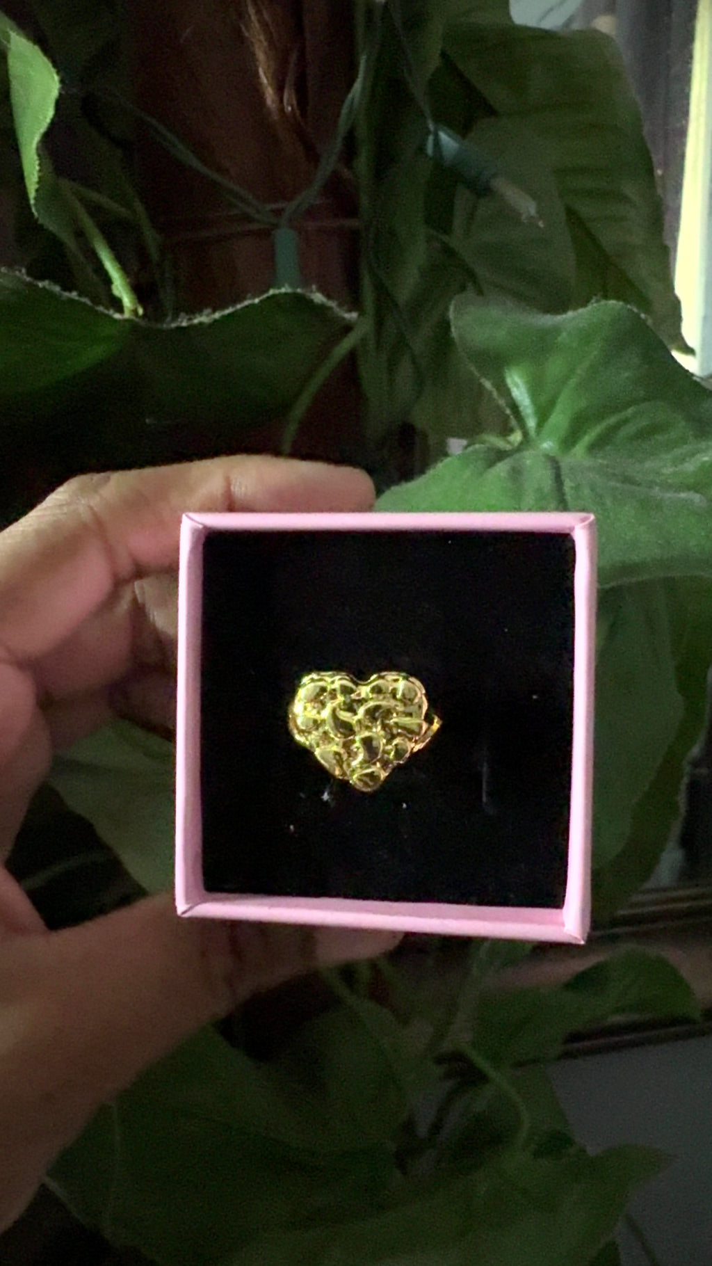 Heart Nugget Ring