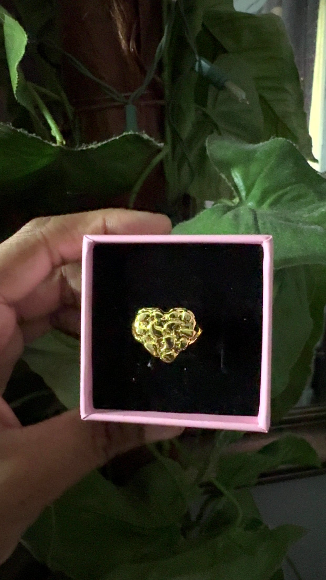 Heart Nugget Ring