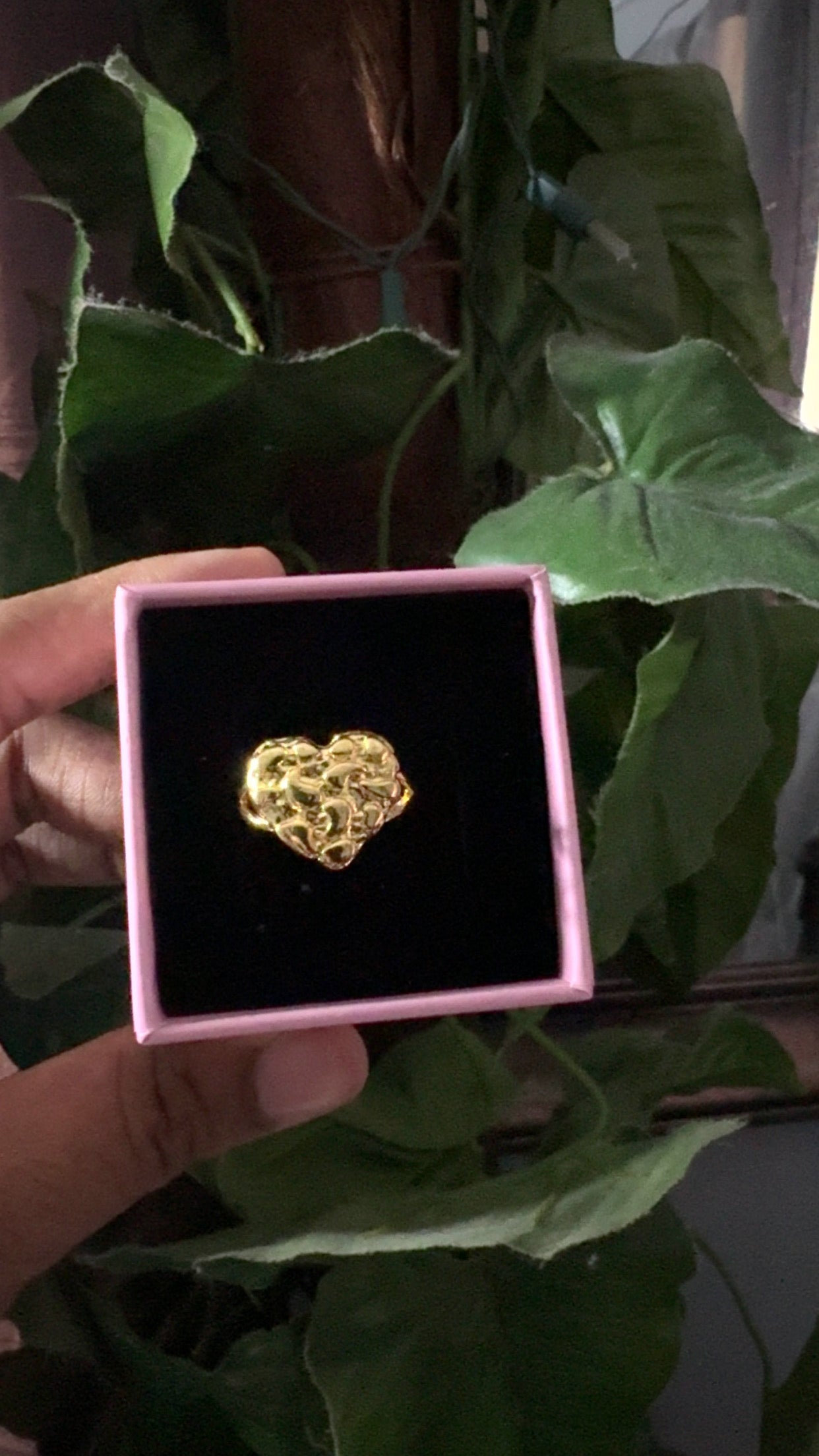 Heart Nugget Ring